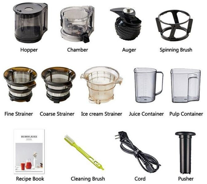 Hurom H330P Whole Slow Juicer Special Edition charcoal
