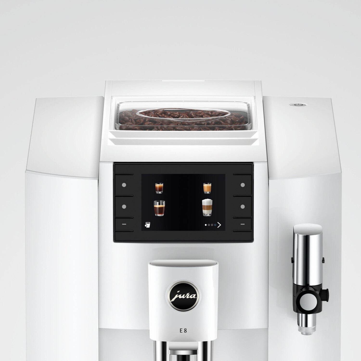 Jura E8 (EC) Kaffee-Vollautomat (EC) Piano White