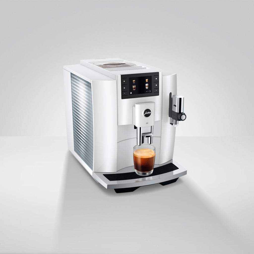 Jura E8 (EC) Kaffee-Vollautomat (EC) Piano White