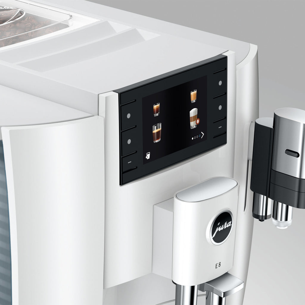 Jura E8 (EC) Kaffee-Vollautomat (EC) Piano White