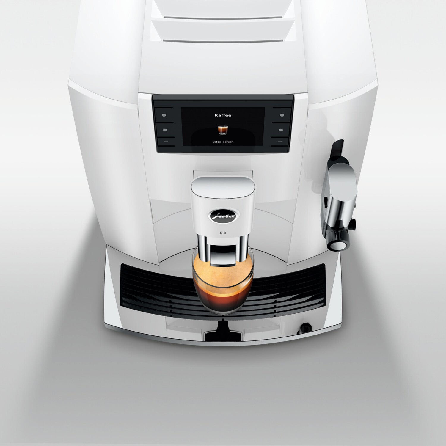 Jura E8 (EC) Kaffee-Vollautomat (EC) Piano White