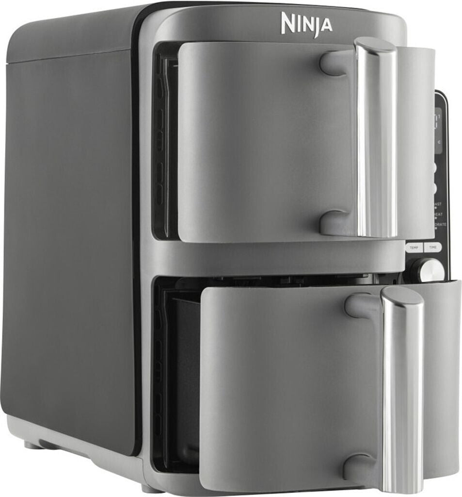 Ninja SL400EU Doppel-Heißluftfritteuse XL grau
