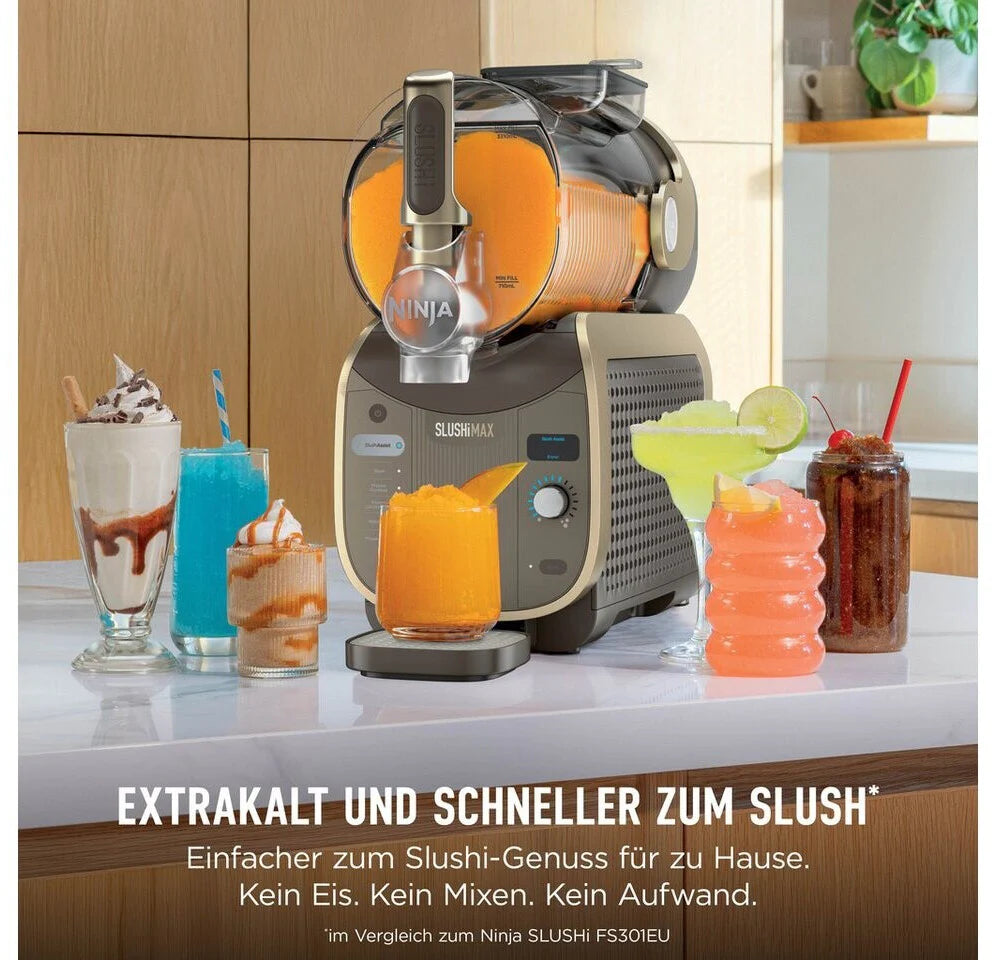 Ninja SLUSHi MAX Slush-Eismaschine für gefrorene Getränke – Mokka FS605EUBR
