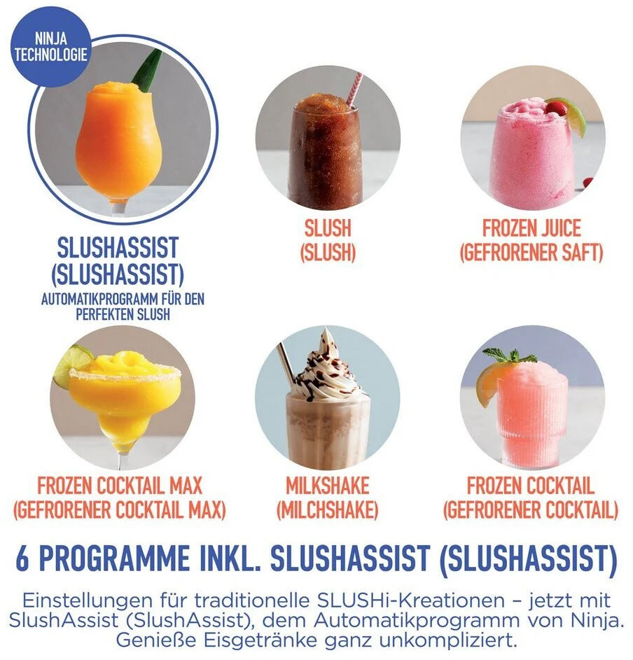 Ninja SLUSHi MAX Slush-Eismaschine für gefrorene Getränke – Mokka FS605EUBR