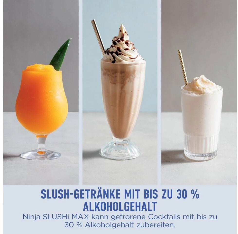 Ninja SLUSHi MAX Slush-Eismaschine für gefrorene Getränke – Mokka FS605EUBR