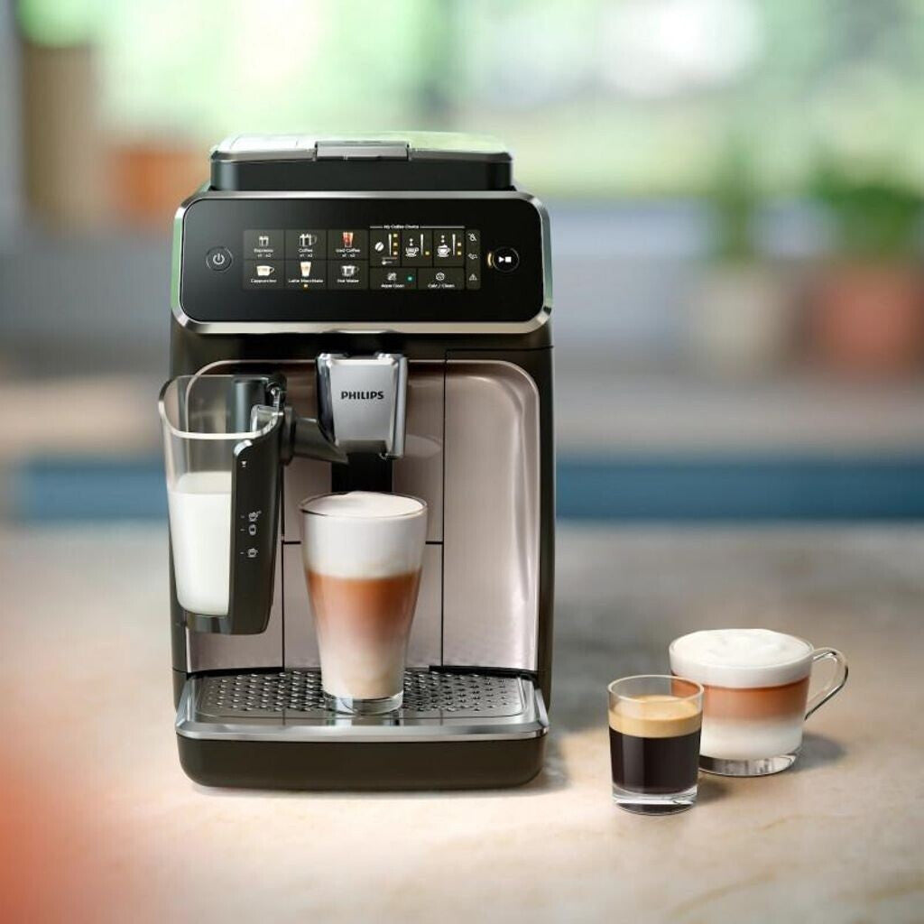 Philips Series 3300 Latte Go EP3347/90 Schwarz verchromt