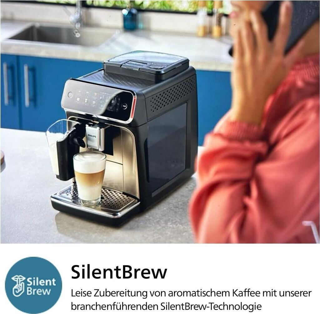 Philips Series 3300 Latte Go EP3347/90 Schwarz verchromt