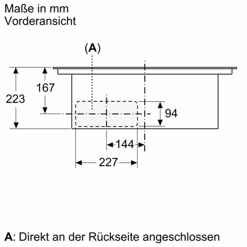 Siemens Kochfeld mit Dunstabzug ed711hq26e