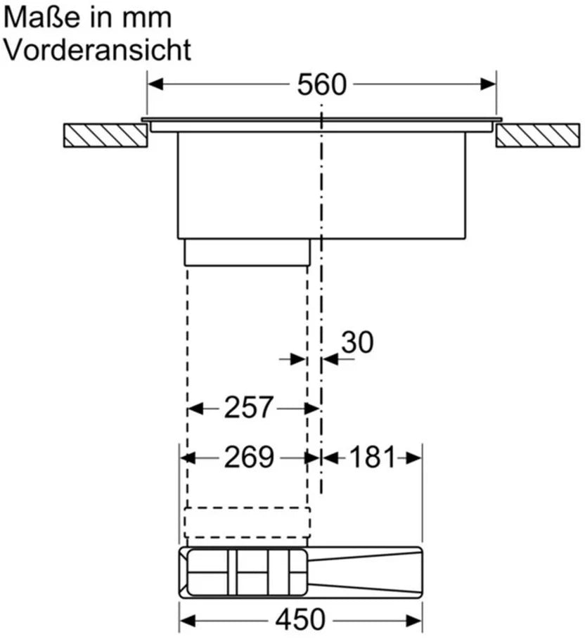 Siemens Kochfeld mit Dunstabzug ed711hq26e