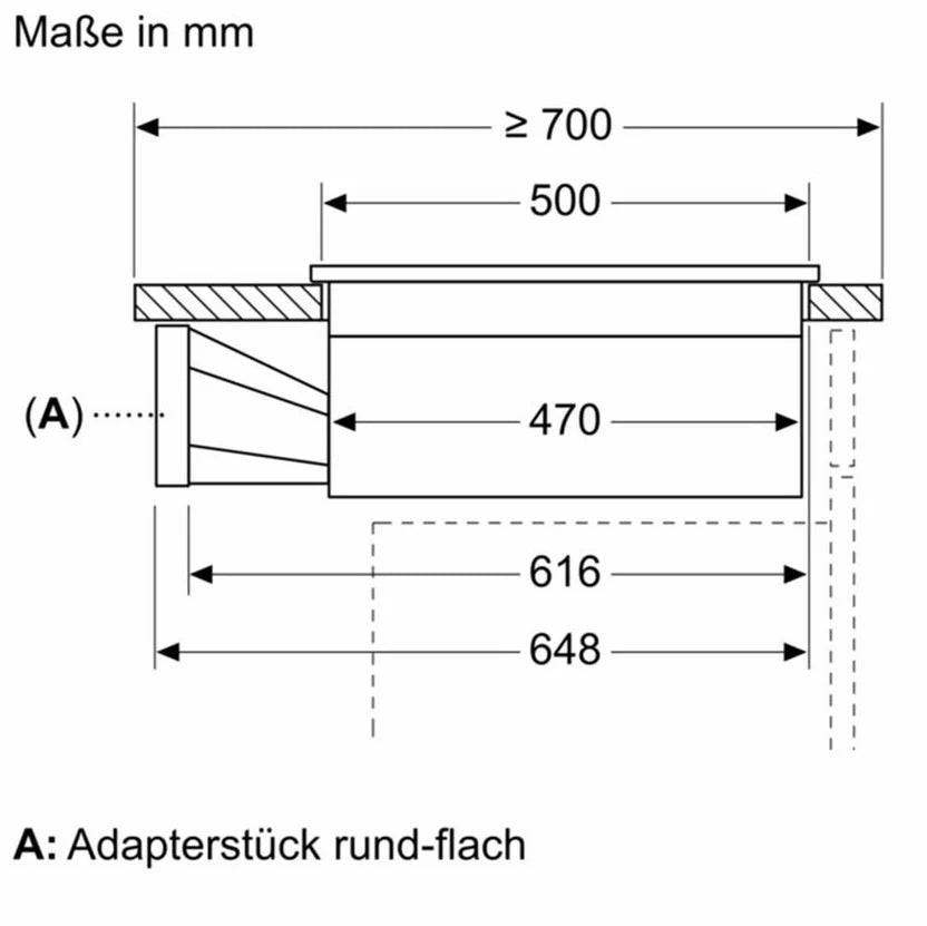 Siemens Kochfeld mit Dunstabzug ed711hq26e