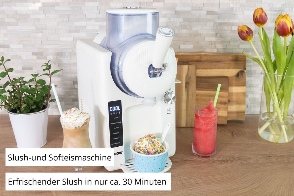 Unold 2in1-Slush u. Softeismaschine Sofie Eiscreme-Automat 2l ws