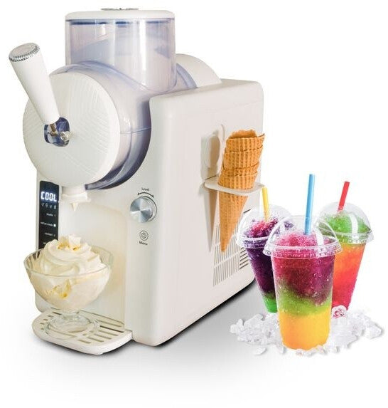 Unold 2in1-Slush u. Softeismaschine Sofie Eiscreme-Automat 2l ws
