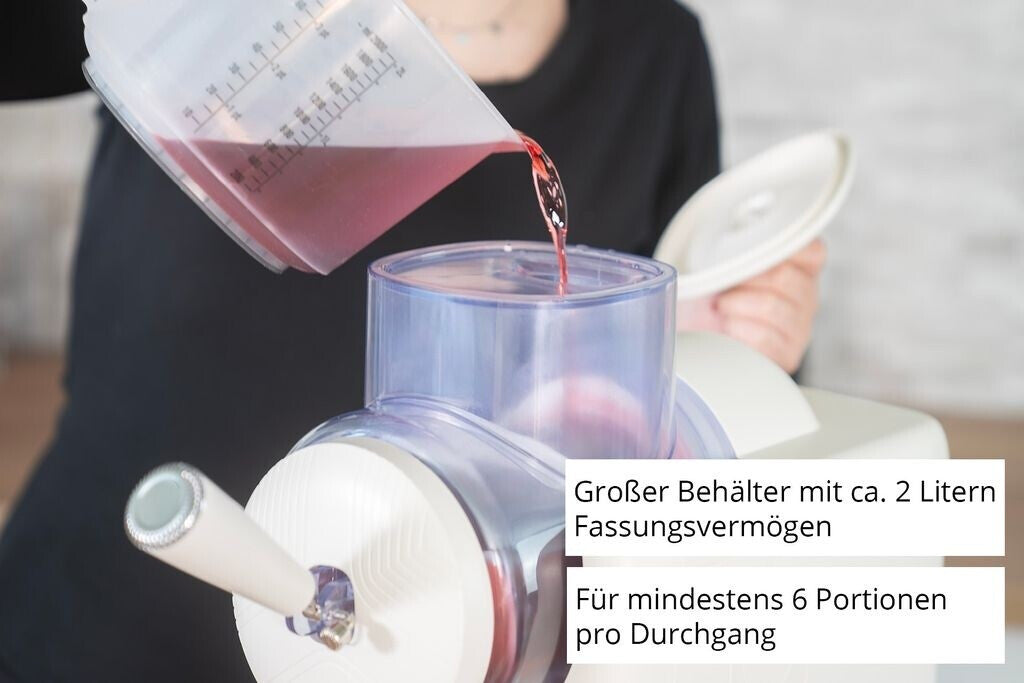 Unold 2in1-Slush u. Softeismaschine Sofie Eiscreme-Automat 2l ws